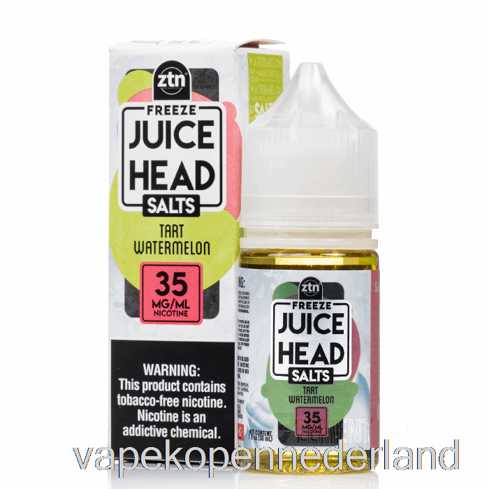 Vape Nederland Vriestaart Watermeloen - Sapkopzouten - 30 Ml 50 Mg